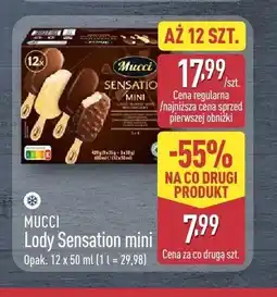ALDI Lody Mucci Sensation Mini 12-pak oferta
