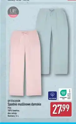 ALDI Spodnie muślinowe damskie UP2Fashion oferta