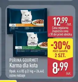 ALDI Karma dla kota Purina Gourmet 4-pak oferta