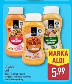 ALDI Sos 1000 wysp Le Gusto oferta