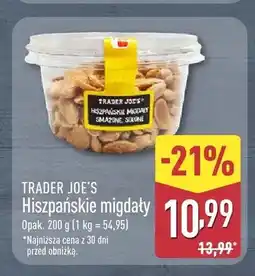 ALDI Hiszpańskie migdały Trader Joe's oferta