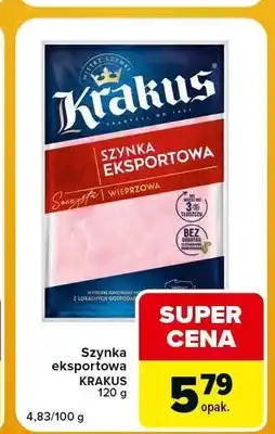 Carrefour Express Krakus Szynka eksportowa oferta