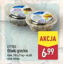 ALDI Oliwki greckie zielone Lyttos oferta