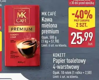 ALDI Kawa mielona premium MK Café oferta