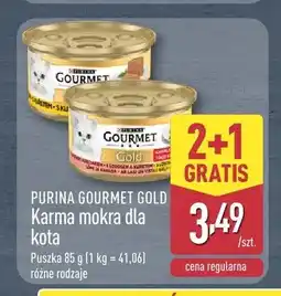 ALDI Karma mokra dla kota Purina Gourmet Gold oferta