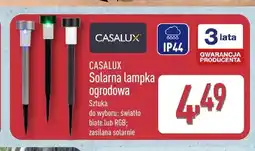 ALDI Solarna lampka ogrodowa Casalux oferta