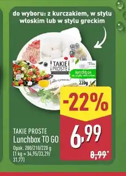 ALDI Lunchbox TO GO z kurczakiem Takie Proste oferta