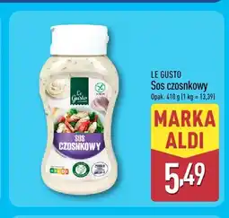 ALDI Sos czosnkowy Le Gusto oferta