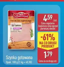 ALDI Szynka gotowana Balcerzak oferta