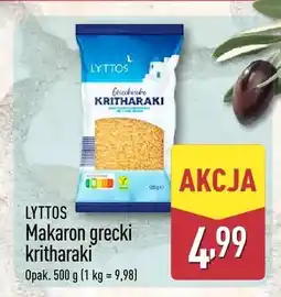 ALDI Makaron grecki kritharaki Lyttos oferta