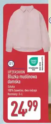 ALDI Bluzka muślinowa damska UP2FASHION oferta