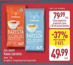 ALDI Kawa ziarnista Dallmayr Home Barista Caffè Crema Forte oferta