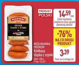 ALDI Kiełbasa śląska z szynki Wędliniarnia Premium oferta
