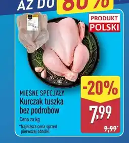 ALDI Kurczak tuszka bez podrobów Mięsne Specjały oferta