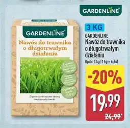 ALDI Nawóz do trawnika o długotrwałym działaniu Gardenline oferta