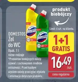 ALDI Żel do WC Domestos Citrus oferta