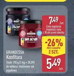 ALDI Konfitura malinowa Grandessa oferta
