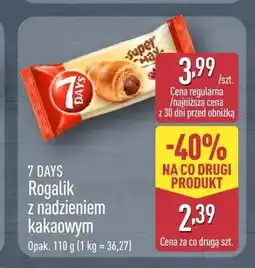 ALDI Rogalik z nadzieniem kakaowym 7 Days oferta