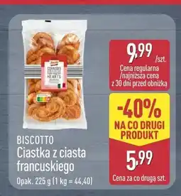 ALDI Ciastka z ciasta francuskiego Biscotto oferta