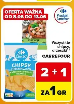 Carrefour Express Carrefour Wszystkie chipsy, orzeszki oferta