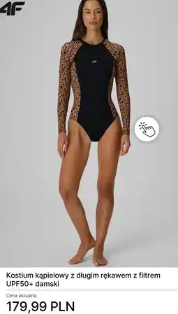 4F 4F Kostium kąpielowy z długim rękawem damski oferta