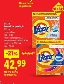 Lidl Vizir Proszek do prania, XL oferta