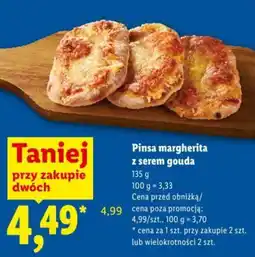 Lidl Pinsa margherita z serem gouda oferta