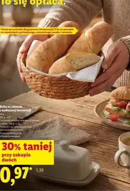 Lidl Bułka na zakwasie z wydłużonej fermentacji oferta