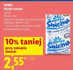 Lidl Koral Kostka śnieżna oferta