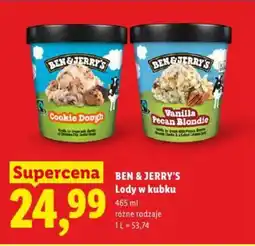 Lidl Ben & Jerrys Lody w kubku oferta
