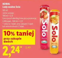 Lidl Koral Lody wodne Solo oferta