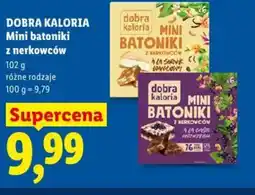 Lidl Dobra Kaloria Mini batoniki z nerkowców oferta