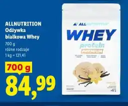 Lidl Allnutrition Odżywka białkowa Whey oferta