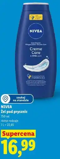 Lidl Nivea Żel pod prysznic oferta