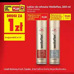 Biedronka Lakier do włosów Wellaflex Shine & Hold oferta