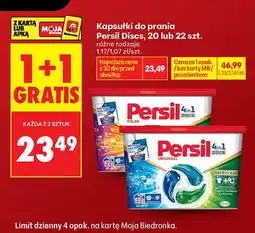 Biedronka Kapsułki do prania Persil Discs Color 22-pak oferta