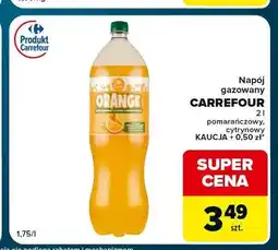Globi Napój gazowany pomarańczowy Carrefour oferta