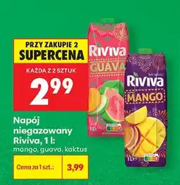 Biedronka Napój niegazowany Riviva guava oferta