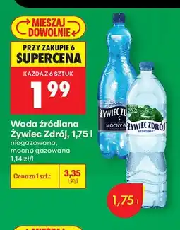 Biedronka Woda źródlana Żywiec Zdrój niegazowana oferta