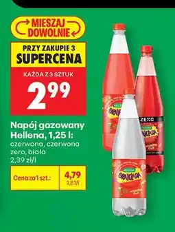 Biedronka Napój gazowany Hellena czerwona oferta