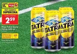 Biedronka Piwo Tatra Jasne Pełne oferta