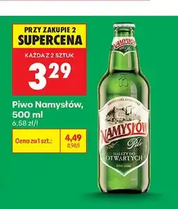 Biedronka Piwo Namysłów Pils oferta