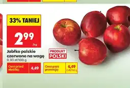 Biedronka Jabłko polskie czerwone na wagę oferta