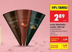 Biedronka Lody rożek Marletto orzech włoski oferta