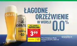 Biedronka Piwo bezalkoholowe Książęce Złote Pszeniczne 0% oferta