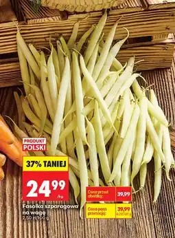 Biedronka Fasolka szparagowa na wagę polska oferta