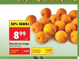 Biedronka Morela na wagę oferta