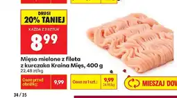 Biedronka Mięso mielone z fileta z kurczaka Kraina Mięs oferta