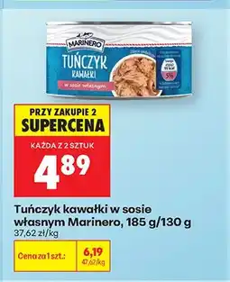 Biedronka Tuńczyk kawałki w sosie własnym Marinero oferta
