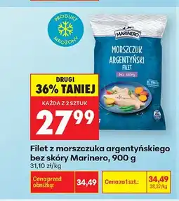 Biedronka Filet z morszczuka argentyńskiego bez skóry Marinero oferta